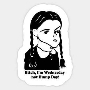 Wednesday Addams fan art!! Sticker